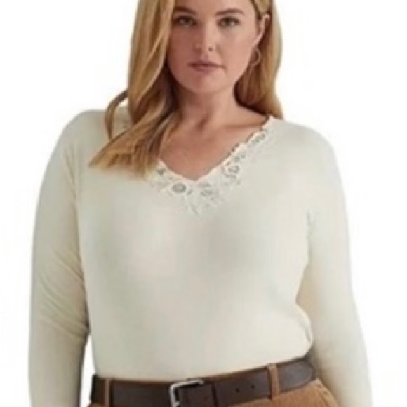 Brand New RALPH LAUREN Women’s Top Size 1x - Picture 1 of 8